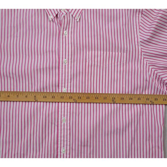 Lauren Ralph Lauren Dress Shirt Mens XL White Pink Striped Button Down Up LRL - Picture 13 of 13